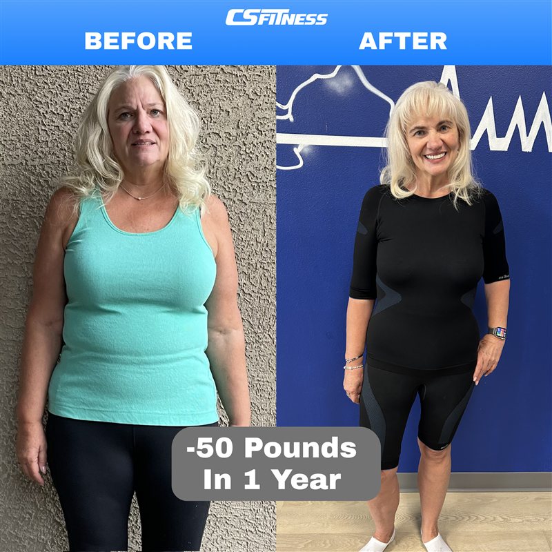 CS FITNESS member before and after