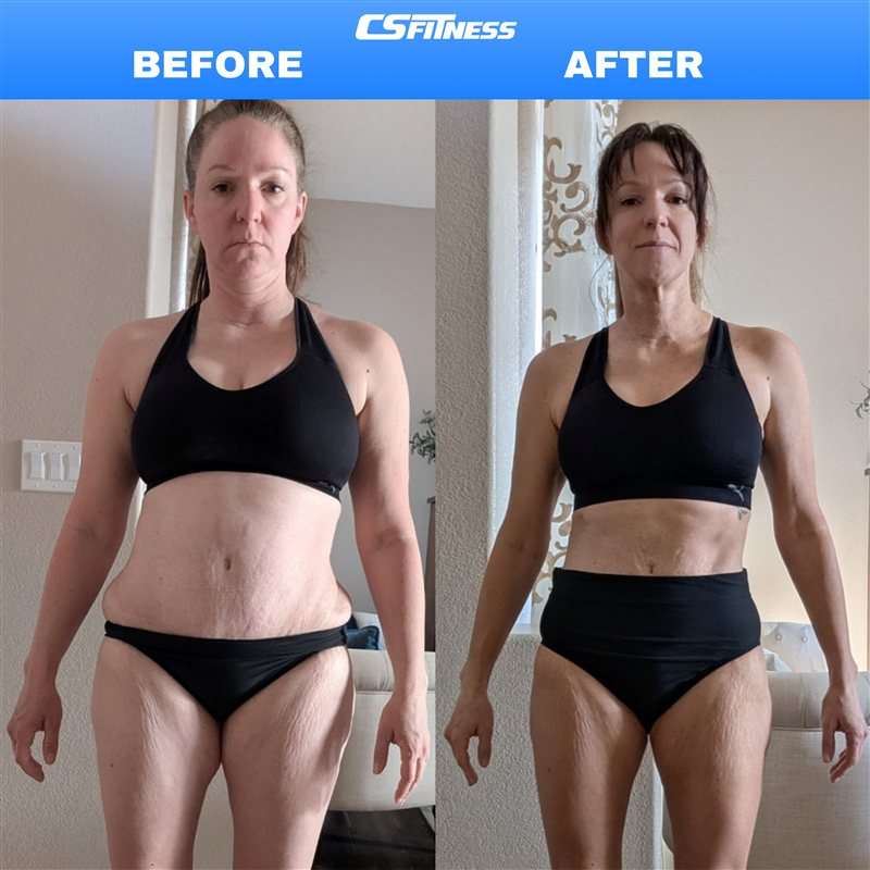 CS FITNESS member before and after